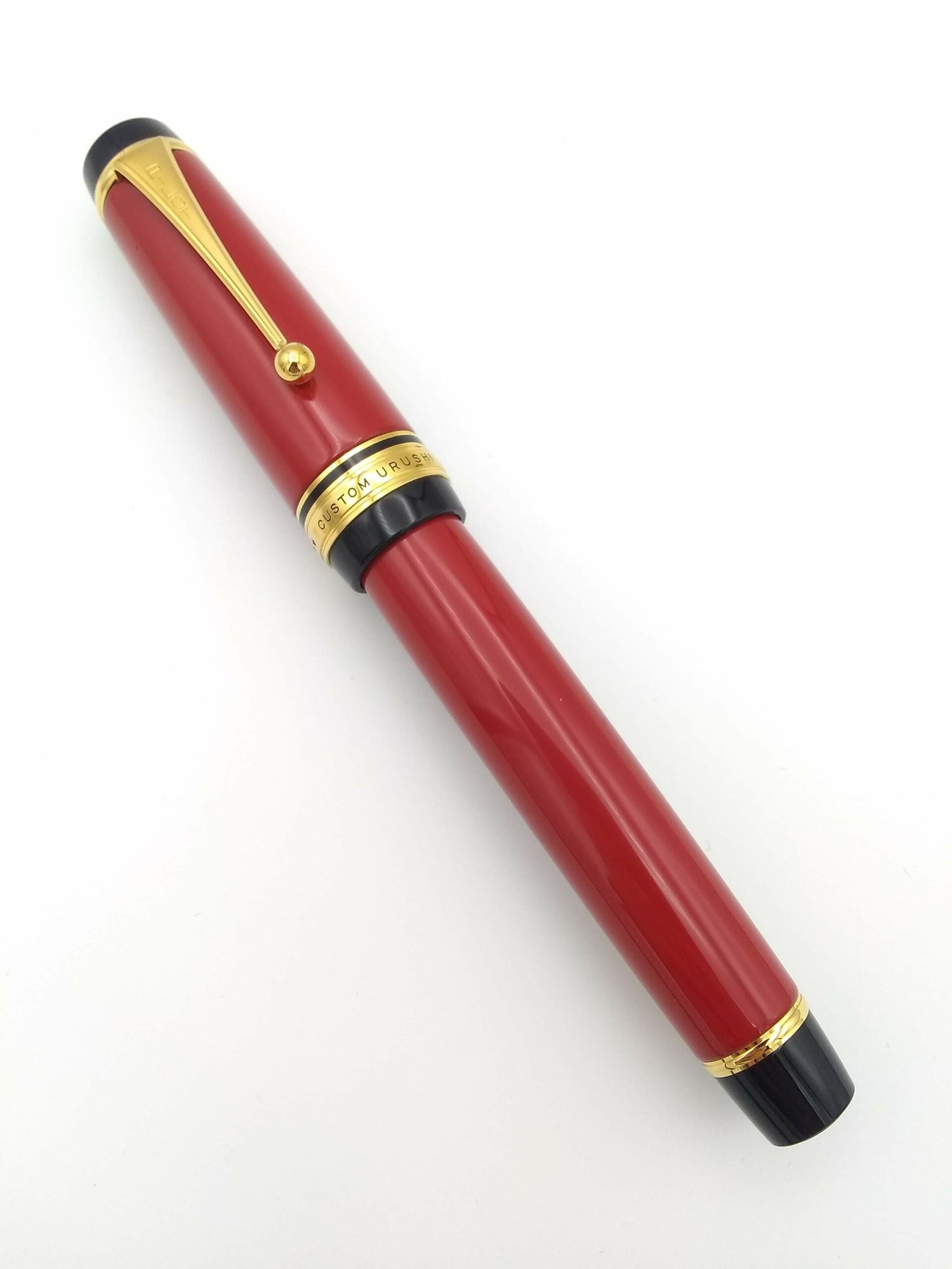 Pilot Custom Urushi Vermillion - 18k Broad 
