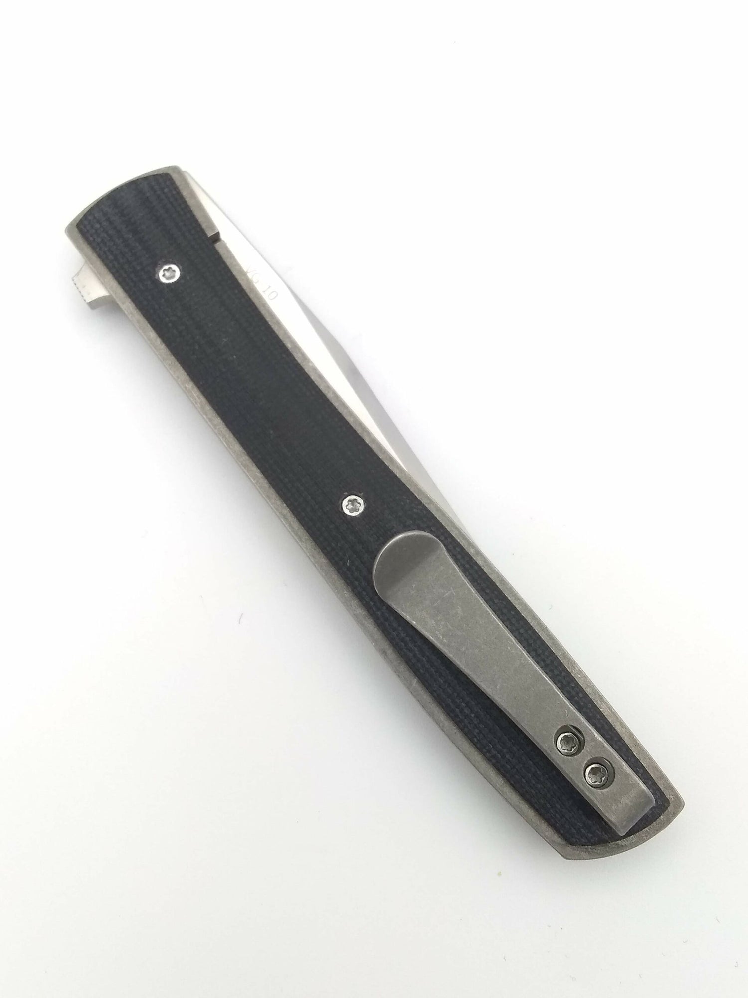 Boker Plus Urban Trapper Flipper VG10 Satin Plain Blade Black G10 Handles