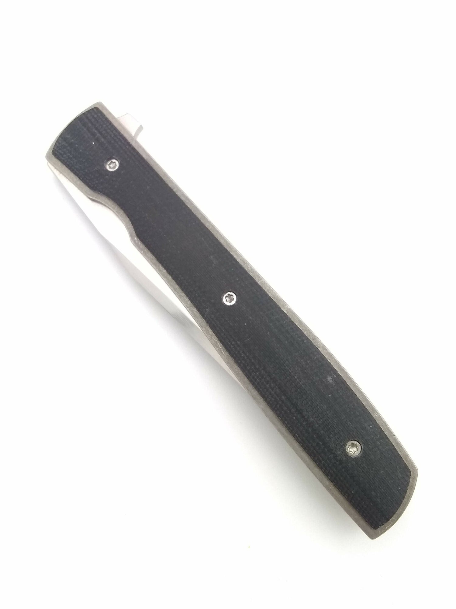 Boker Plus Urban Trapper Flipper VG10 Satin Plain Blade Black G10 Handles