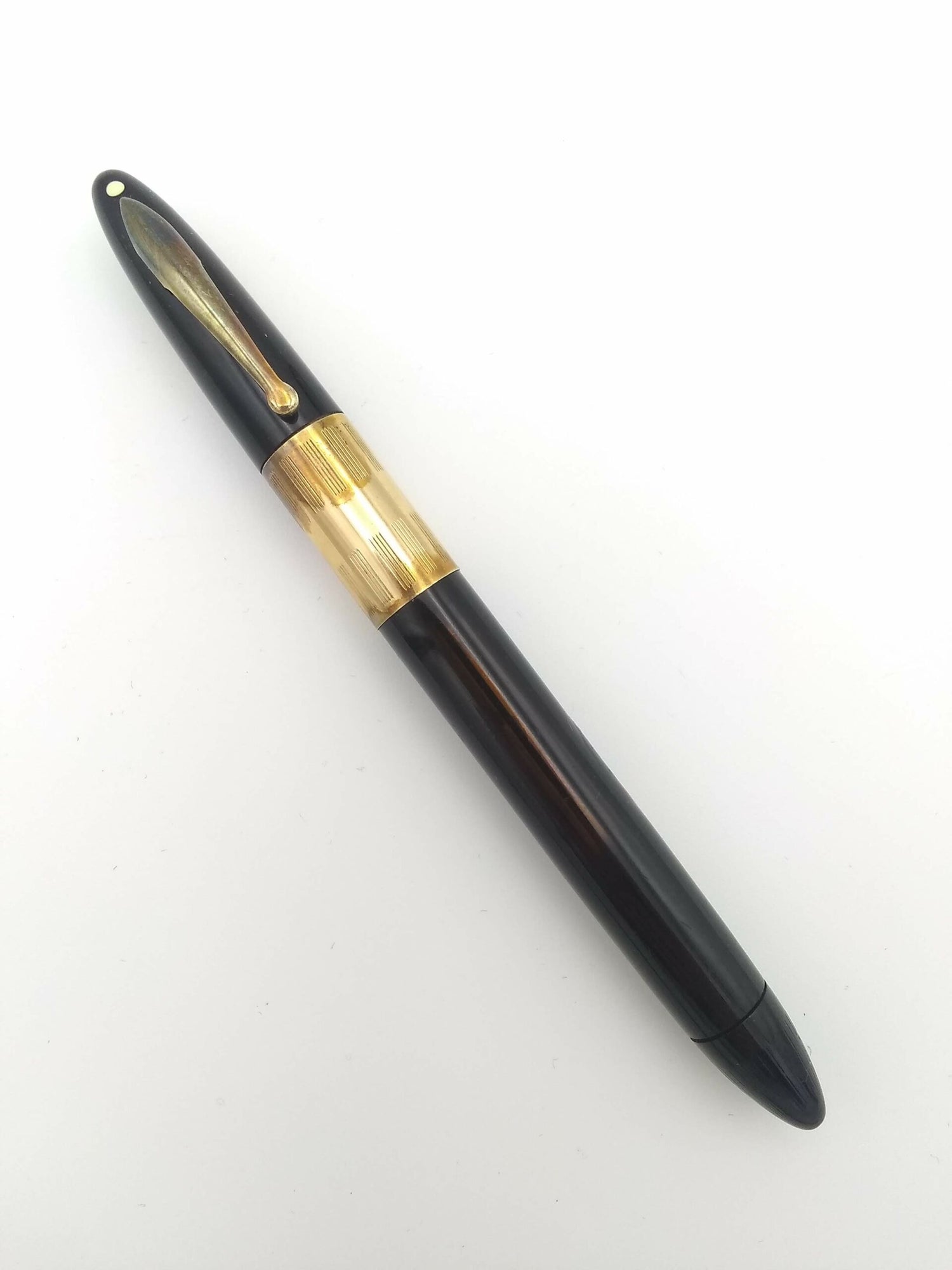 Sheaffer Triumph Vac Filler Jet Black - 14k Fine Nib