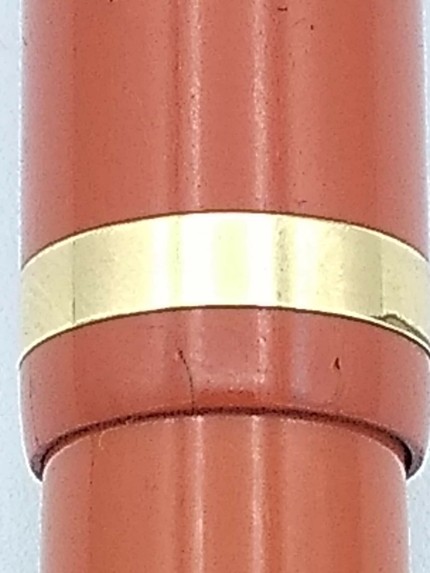 Parker Duofold Junior Orange One Band - 14k Medium Nib