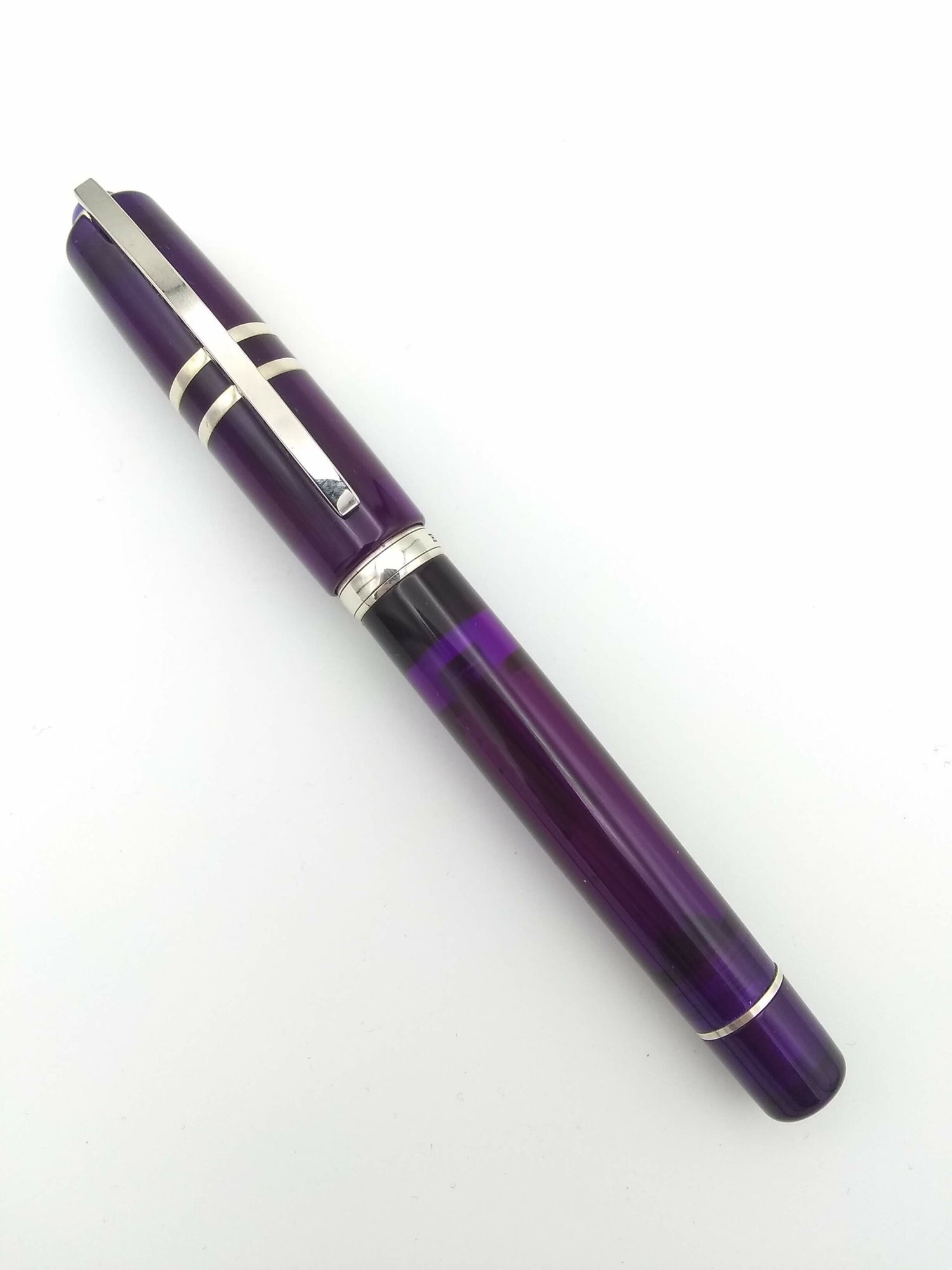 Visconti Homo Sapiens Demo Stones Amethyst Purple - 14k Broad Nib