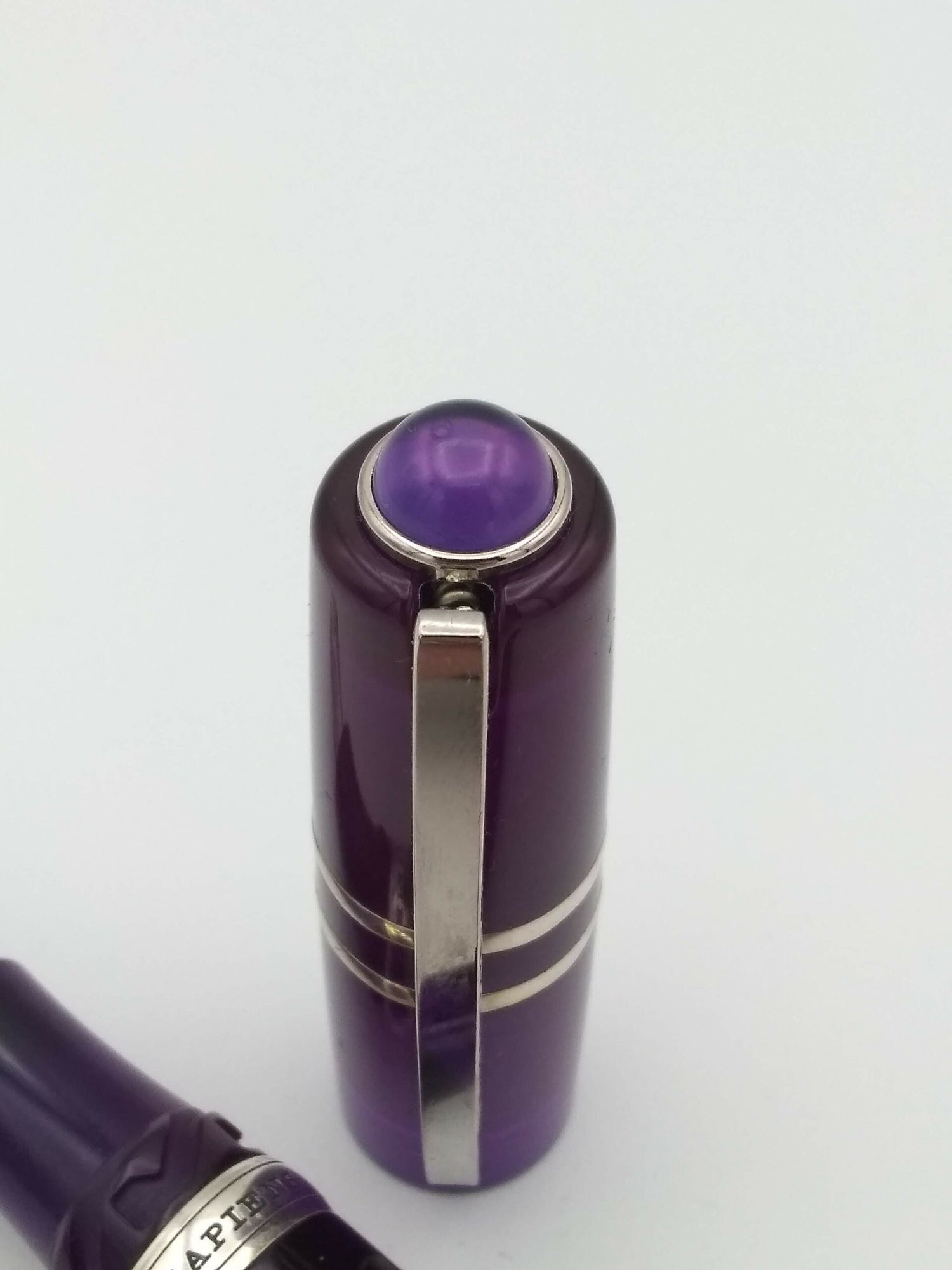 Visconti Homo Sapiens Demo Stones Amethyst Purple - 14k Broad Nib