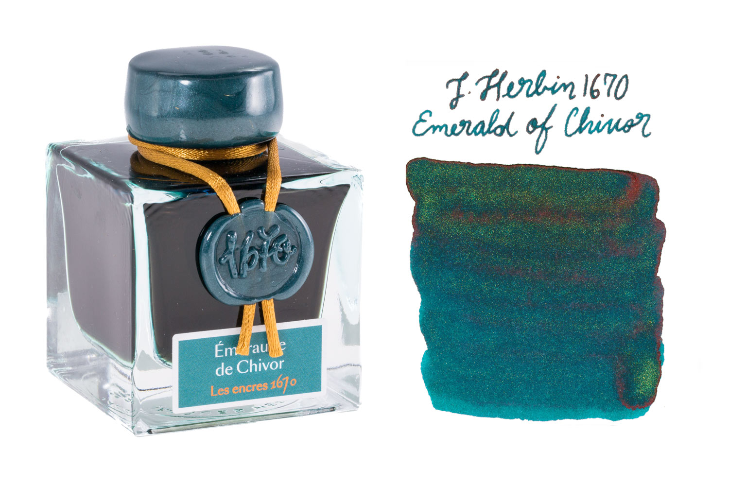 J Herbin 50ml "1670" Emeraude de Chivor