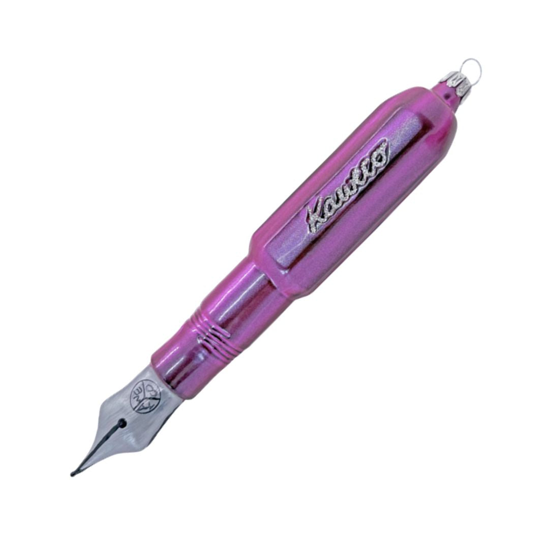Kaweco Glass Ornament - Purple Fountain Pen