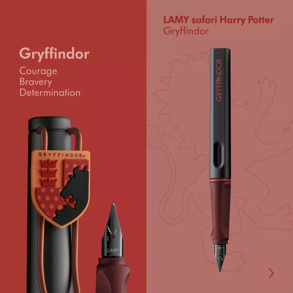 LAMY Safari Fountain Pen - Harry Potter Gryffindor (Special Edition)