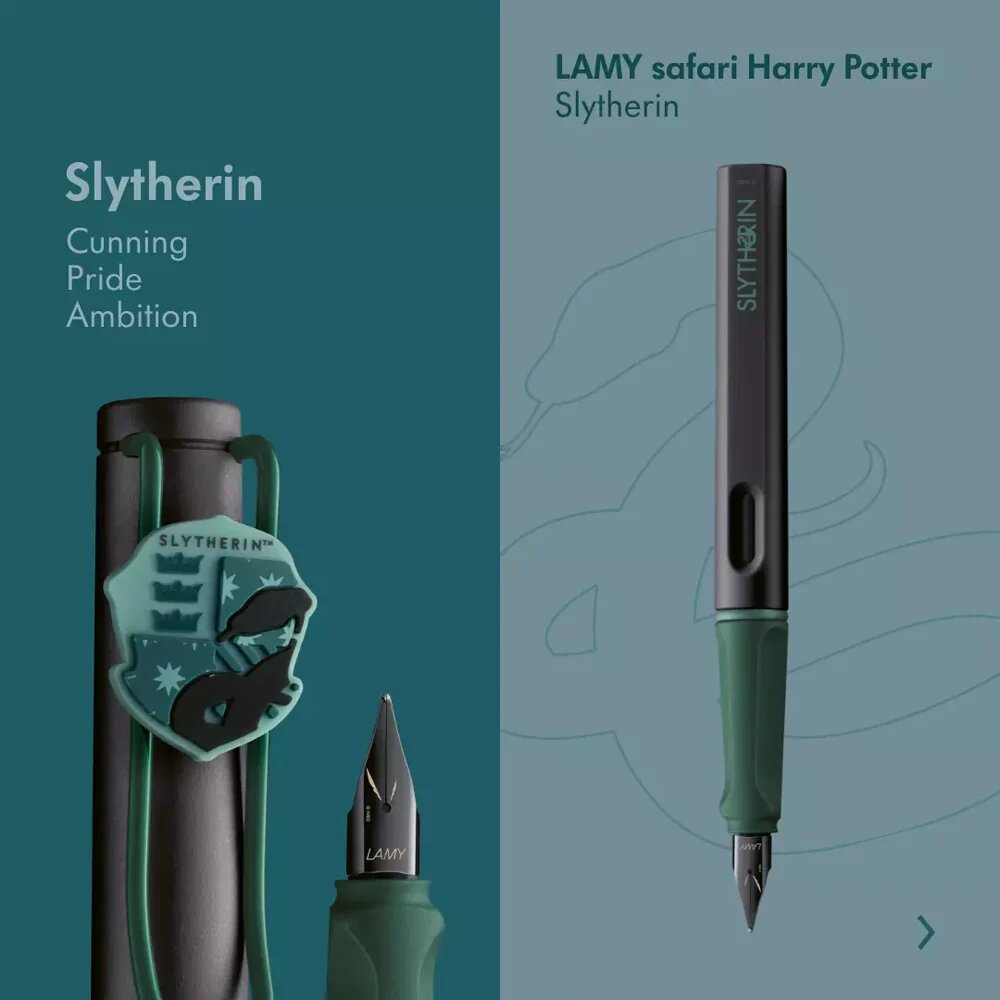 LAMY Safari Fountain Pen - Harry Potter Slytherin (Special Edition)