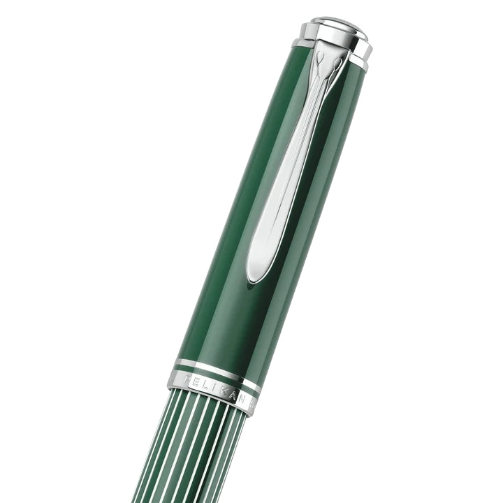 Pelikan Souverän M815 - Metal Striped Green