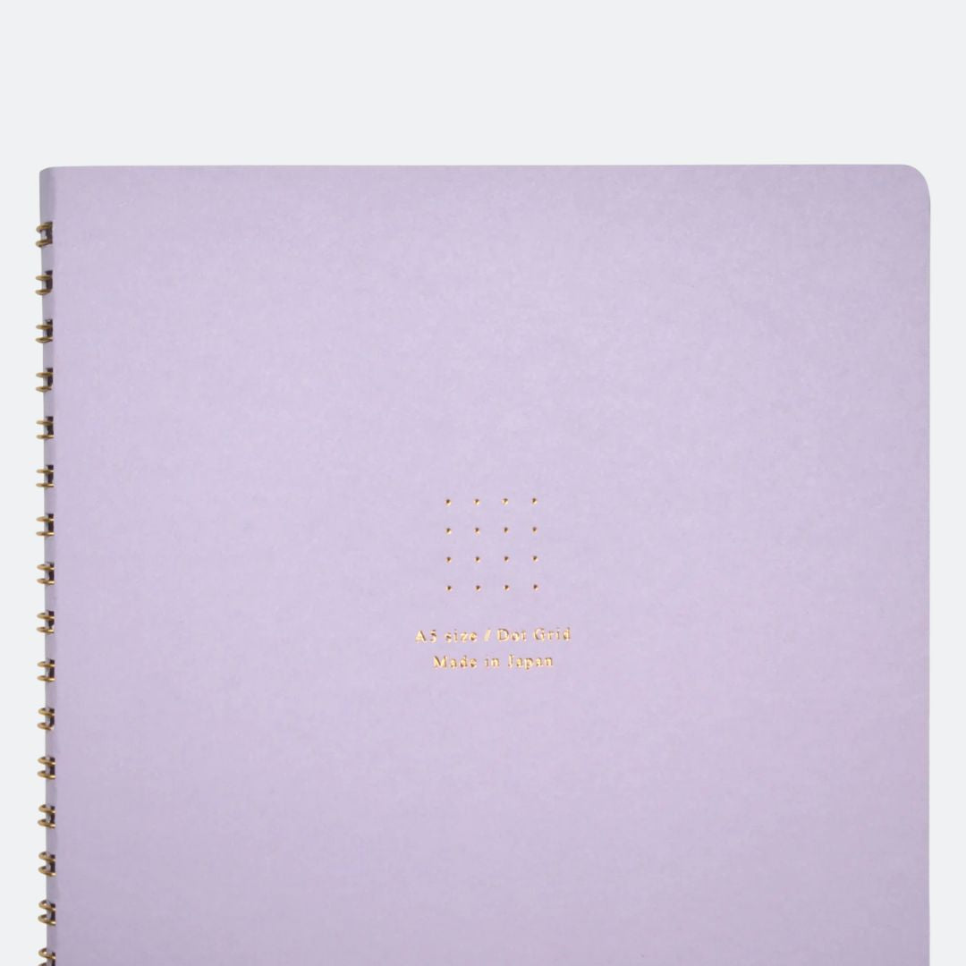 Midori Ring Notebook Soft Color - A5 - Dot Grid