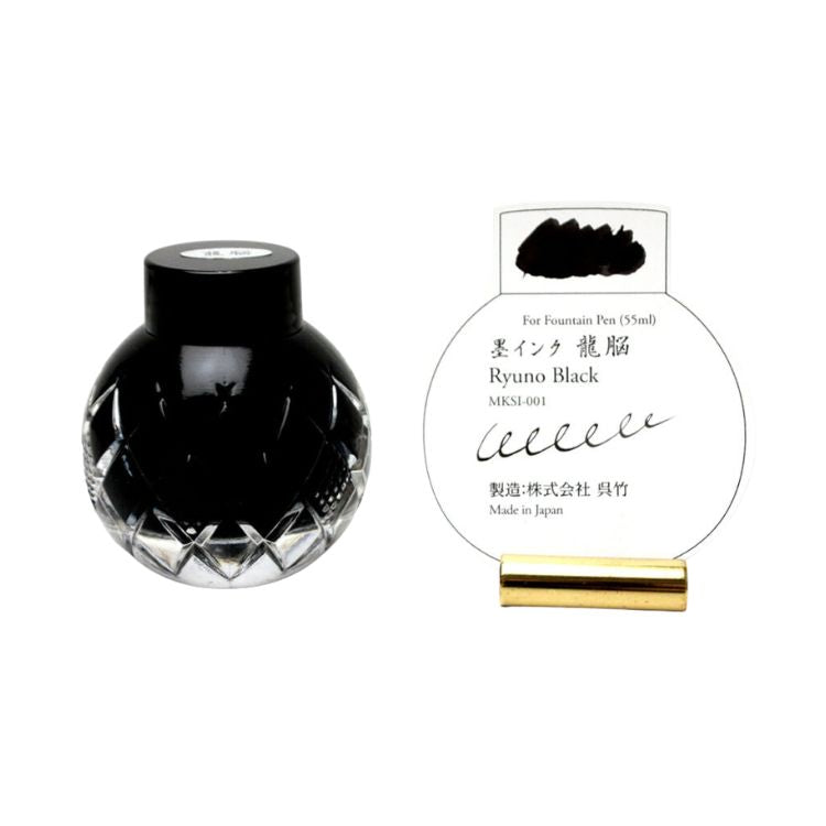 Mitasanshodo Fountain Pen Ink - Traditional Scent Ryuno Black