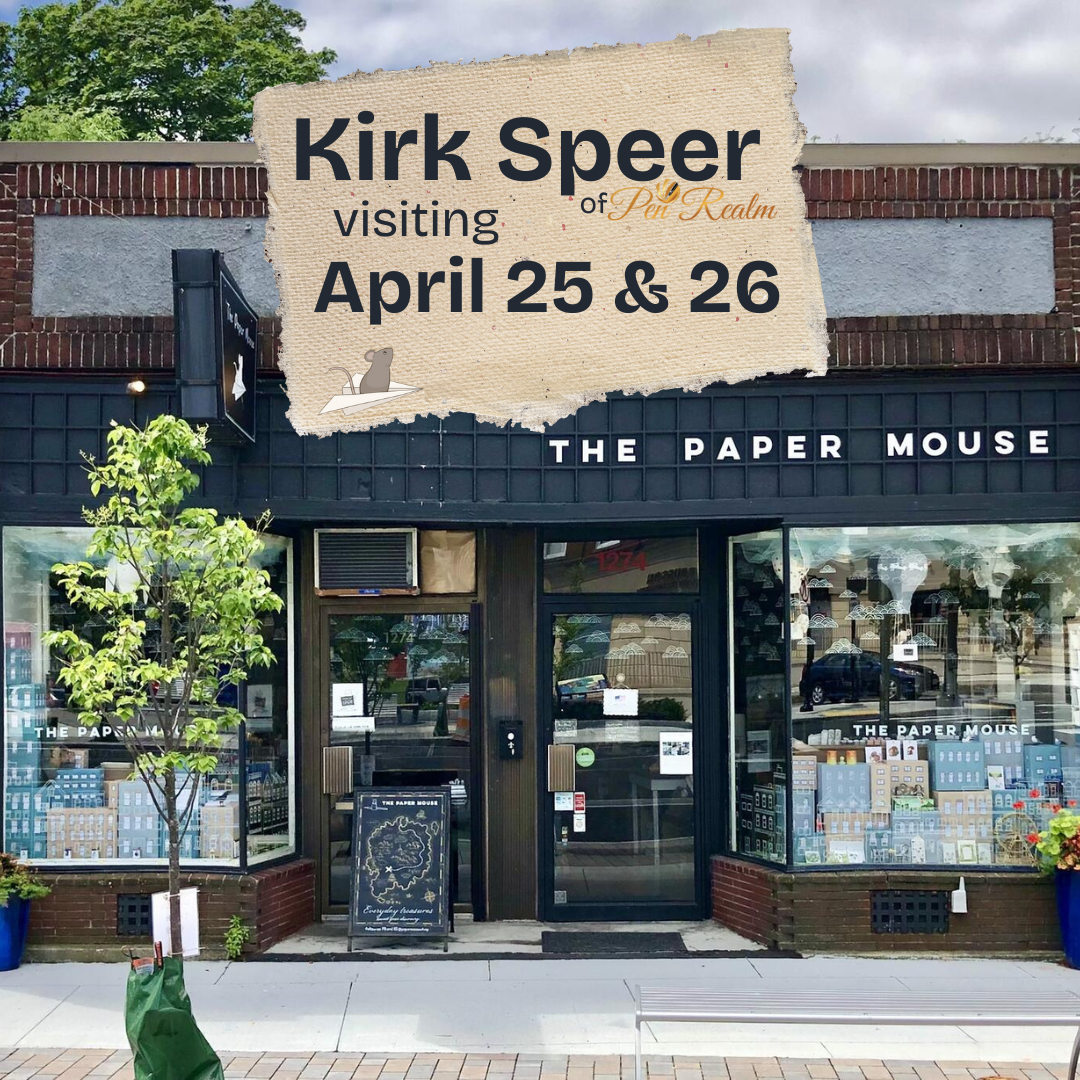 Pen Show Appointments - Paper Mouse - Newton, MA - April 25 & 26, 2025