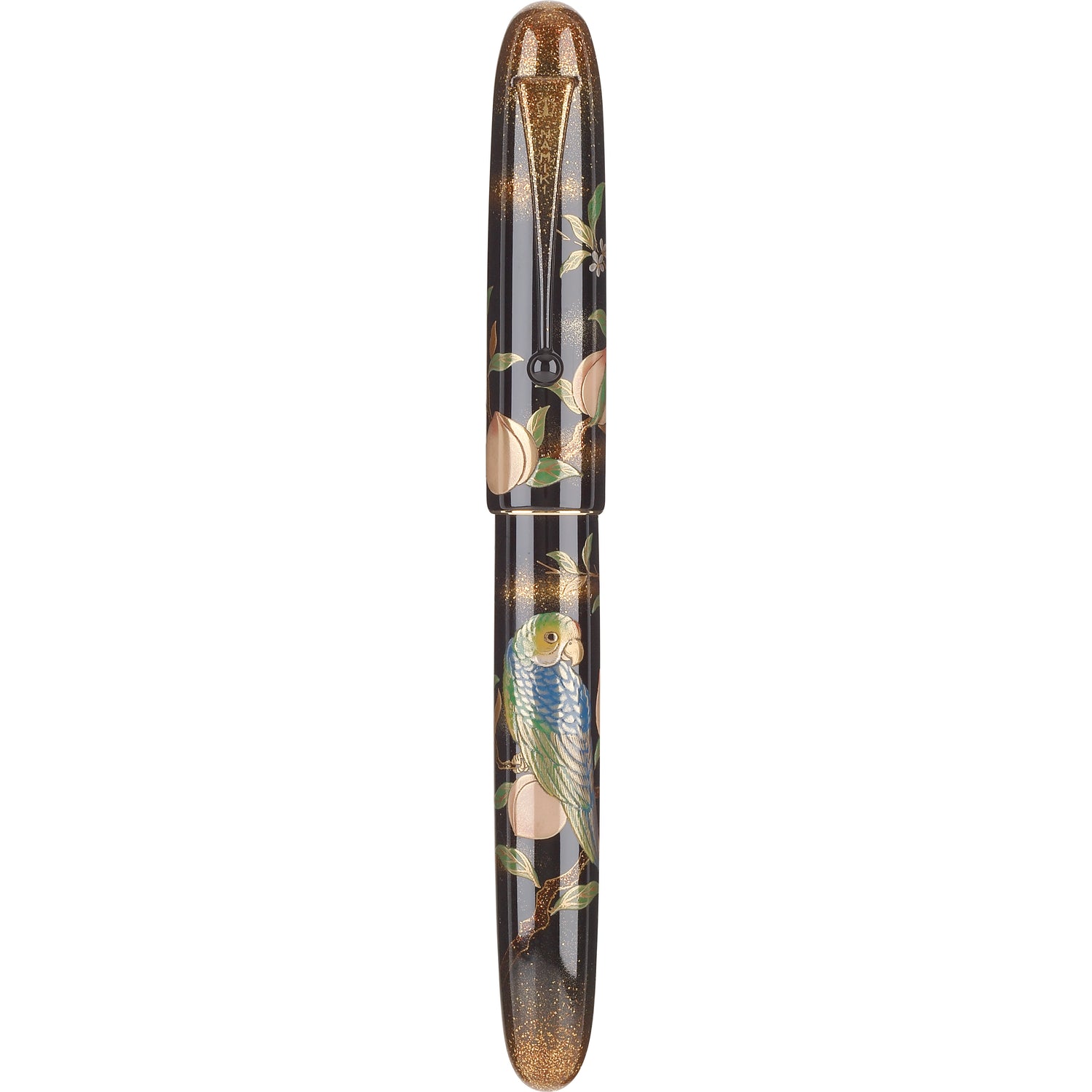 Namiki Yukari Royale Fountain Pen - Parrot with Peach