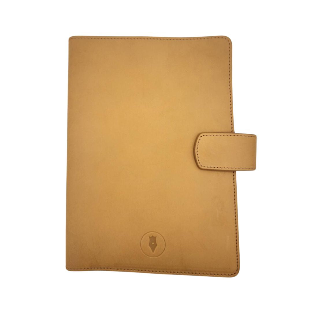 Eng Leather Co. A5 Leather Notebook Cover - Aged Natural