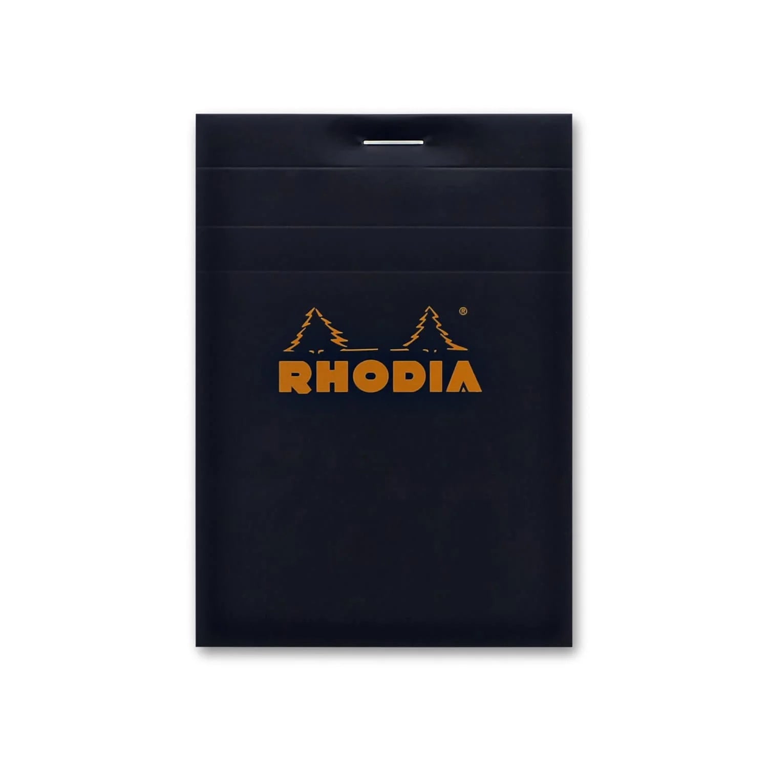 Rhodia No. 12 Staplebound 3.375 x 4.75 Lined Notepad in Black