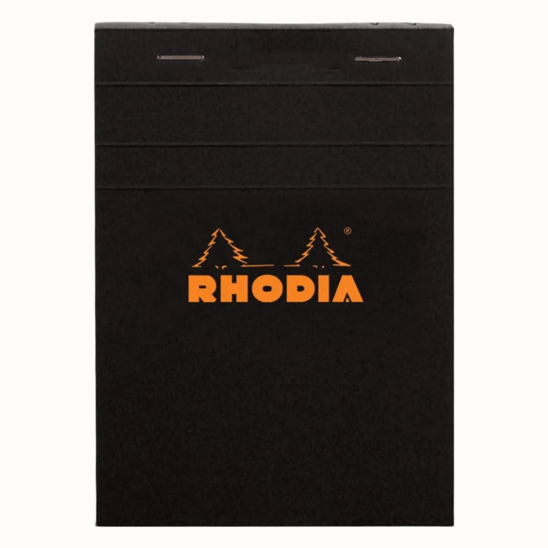 Rhodia No. 16 Staplebound 6 x 8.25 Lined Notepad in Black – Pen Realm