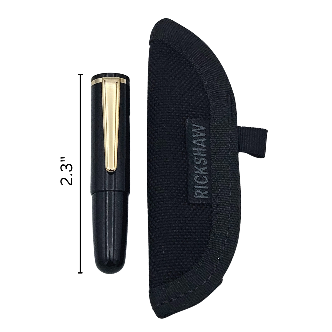 Rickshaw Bagworks - BLACK Extra Small Single Pen Sleeve