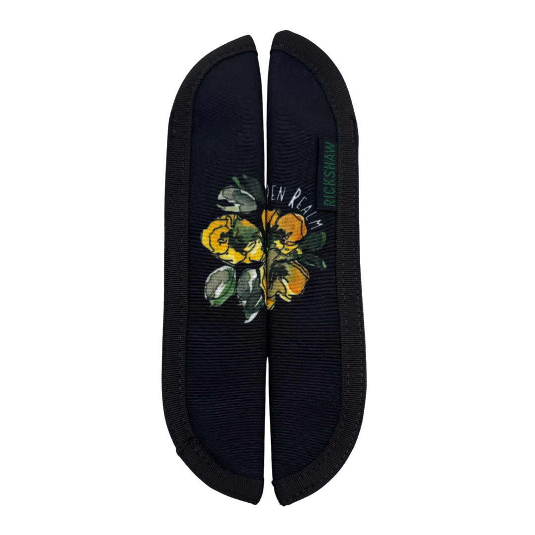 Rickshaw Bagworks - Carola on Black Flowers