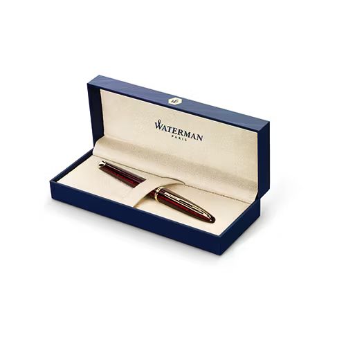 Waterman Carene Fountain Pen - Amber with Gold Trim