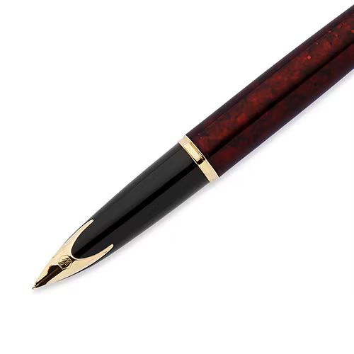 Waterman Carene Fountain Pen - Amber with Gold Trim