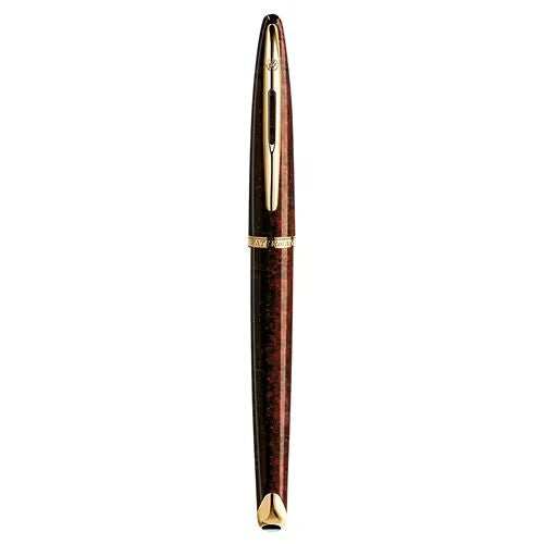 Waterman Carene Fountain Pen - Amber with Gold Trim