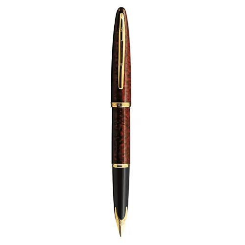 Waterman Carene Fountain Pen - Amber with Gold Trim