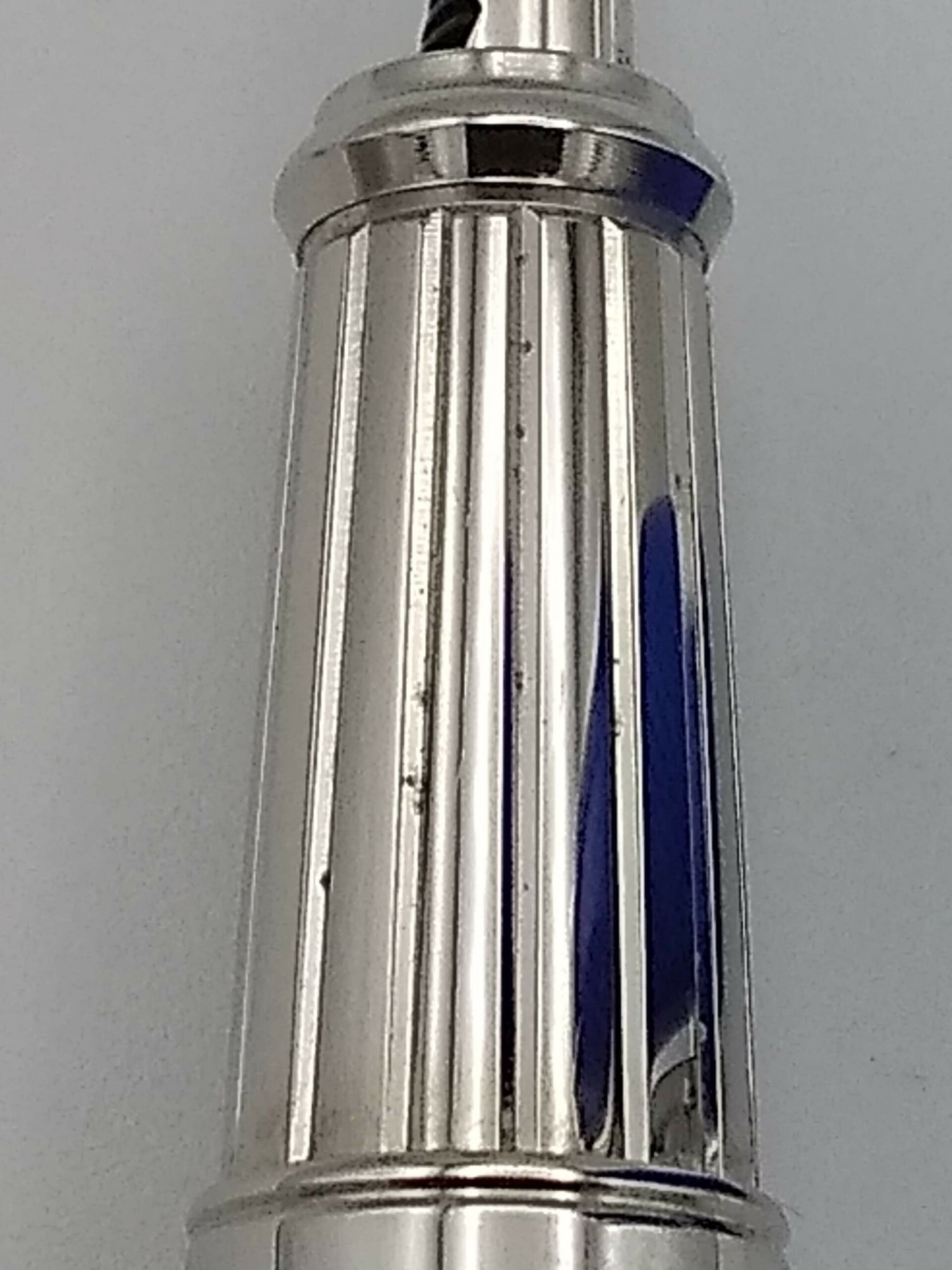 ST Dupont Line D Electric Blue - 14k Extra Fine Nib