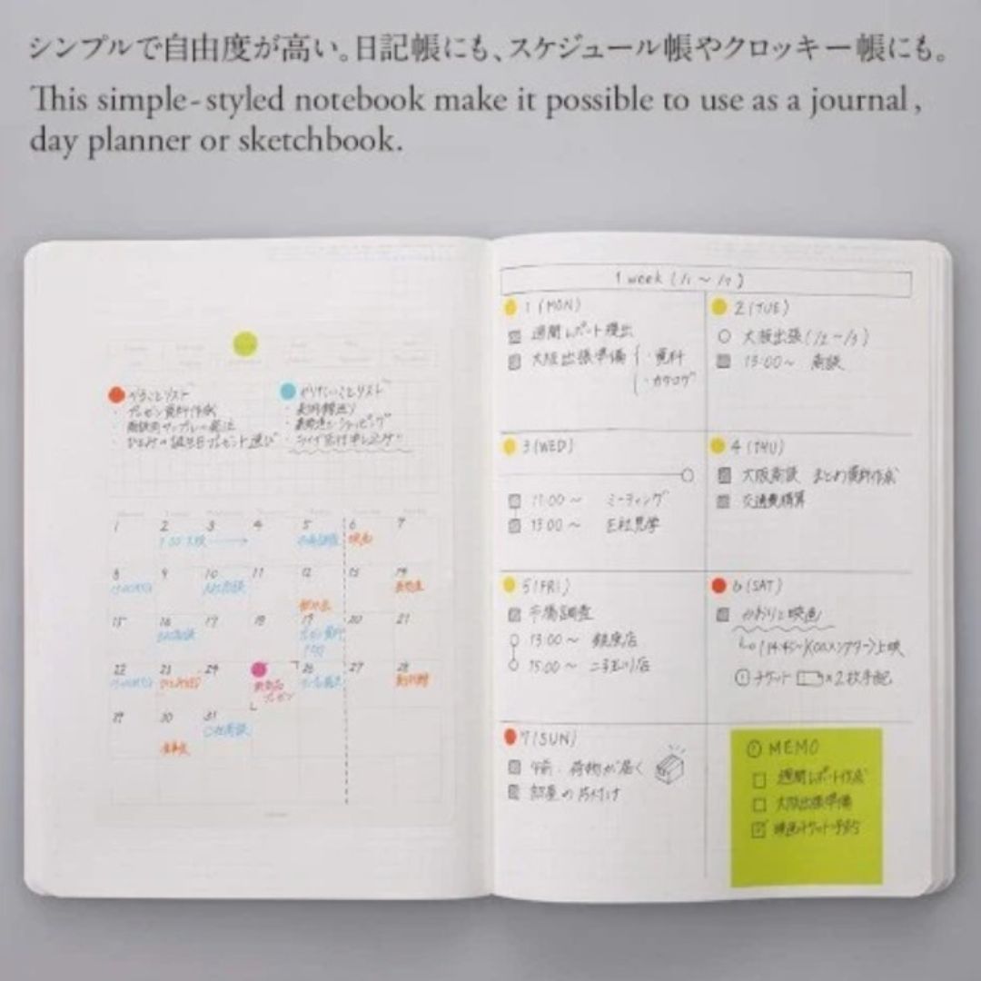 Stalogy 365 DAYS NOTEBOOK A5 BLACK