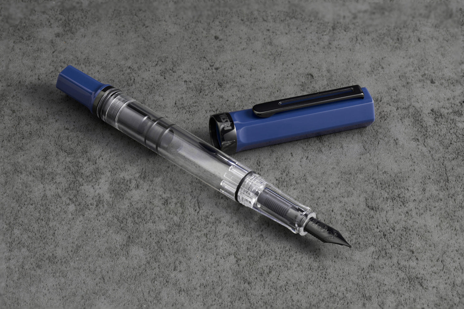 TWSBI ECO Slate Blue & Onyx Fountain Pen