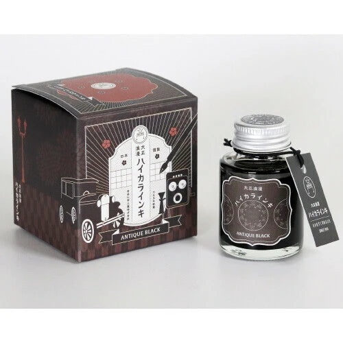 Teranishi Guitar Taisho Romantic Bottle Ink - Antique Black