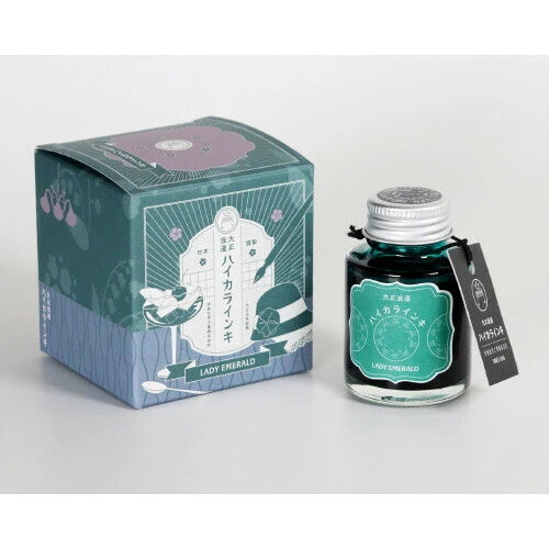 Teranishi Guitar Taisho Romantic Bottle Ink - Lady Emerald