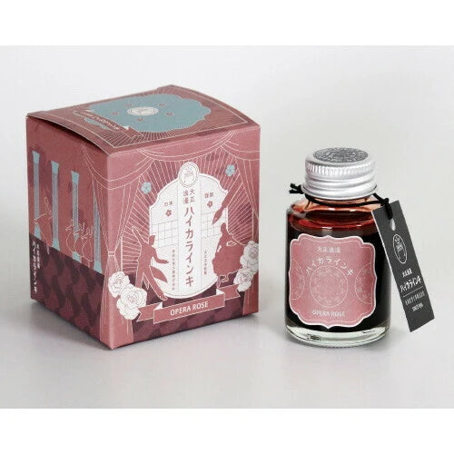 Teranishi Guitar Taisho Romantic Bottle Ink - Opera Rose