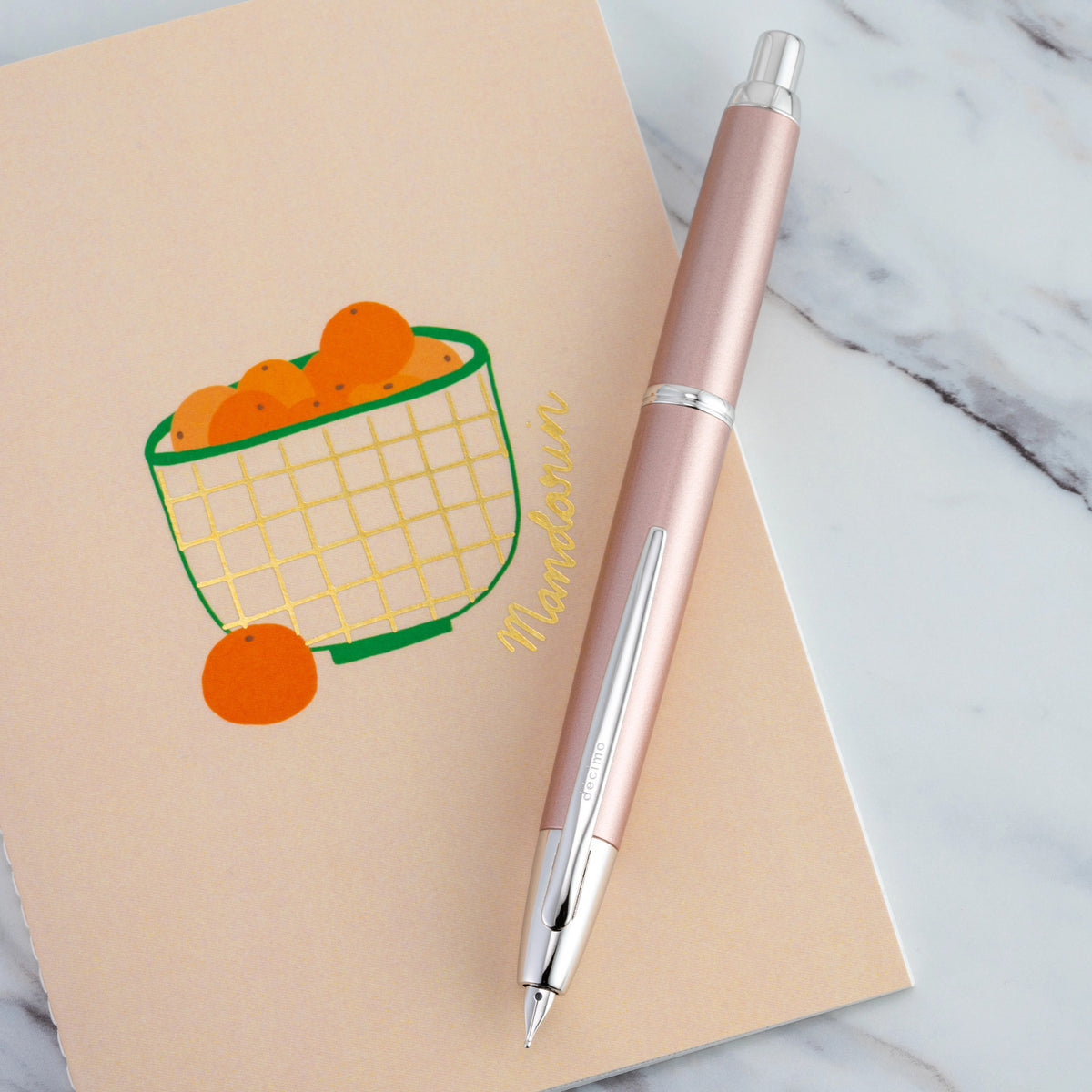 Pilot Capless Decimo Fountain Pen - Champagne
