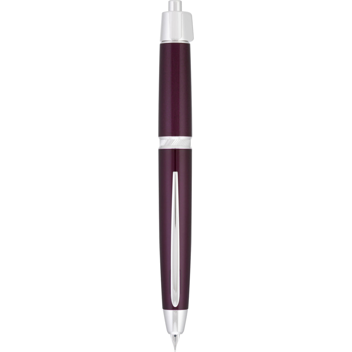 Pilot Vanishing Point LS Fountian Pen - Burgundy & Rhodium