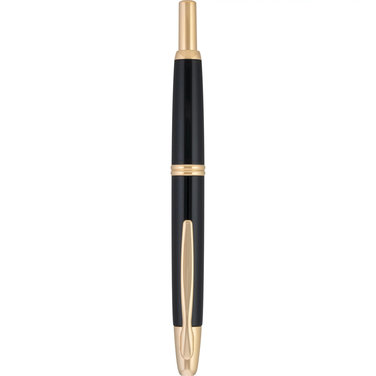Pilot Vanishing Point Fountain Pen - Black & Gold
