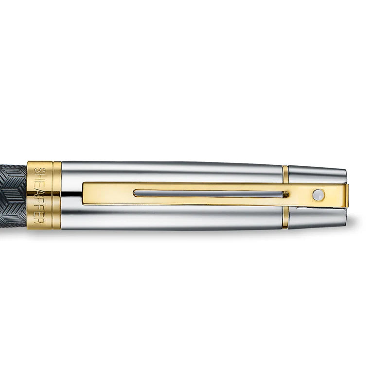 Sheaffer 300 Black Engraved Metal Fountain Pen