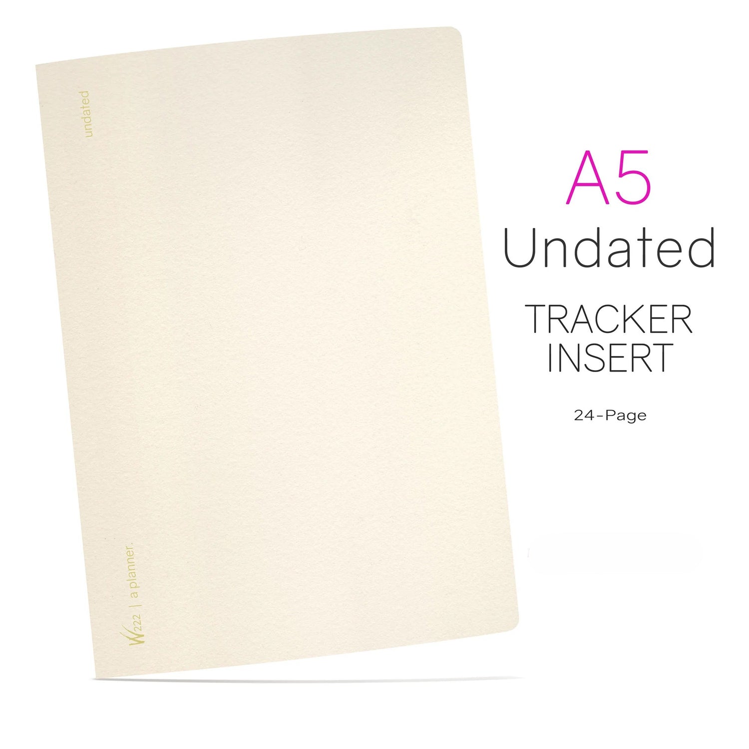 Wonderland222 - 2026 Edition - A5 Insert - Tracker