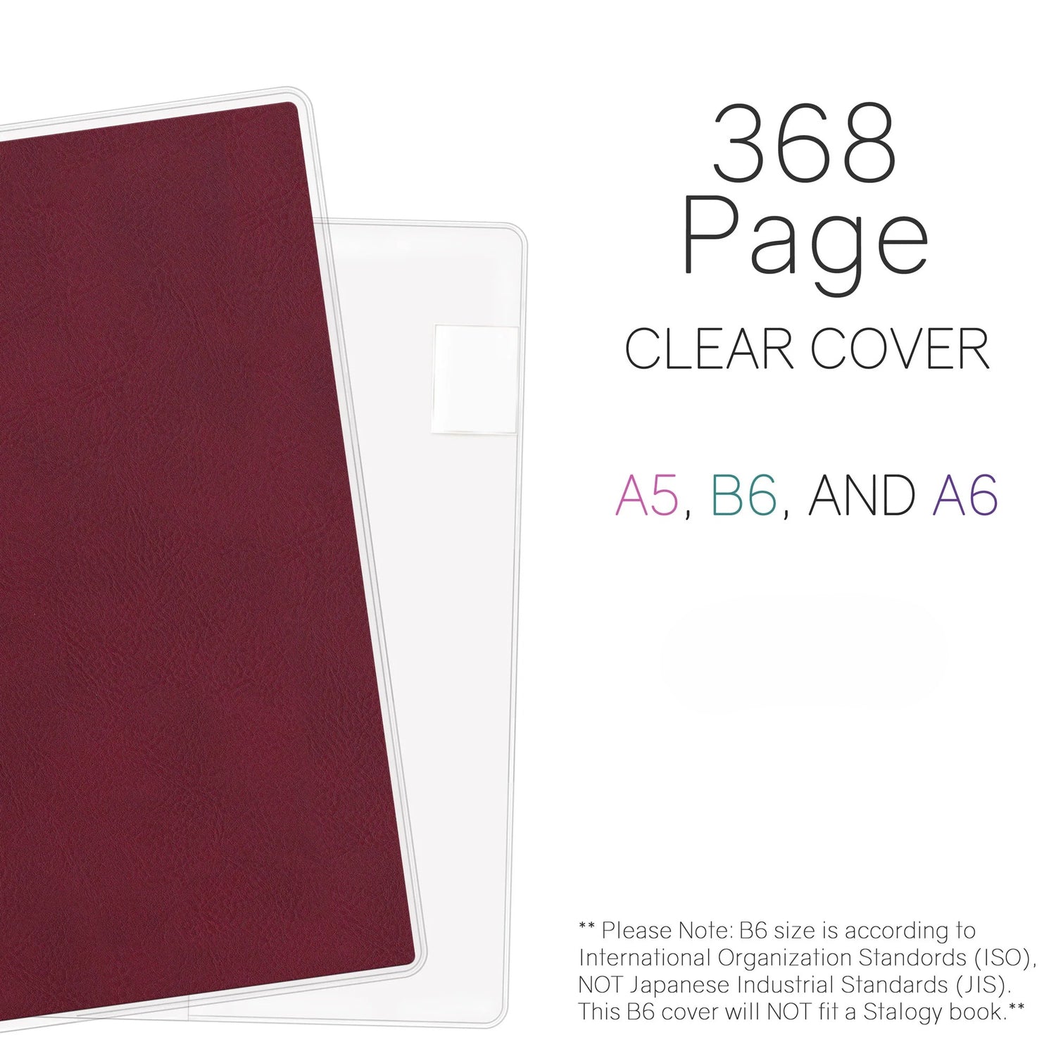 Wonderland222 - Vinyl Clear Cover - 368 Page Notebook