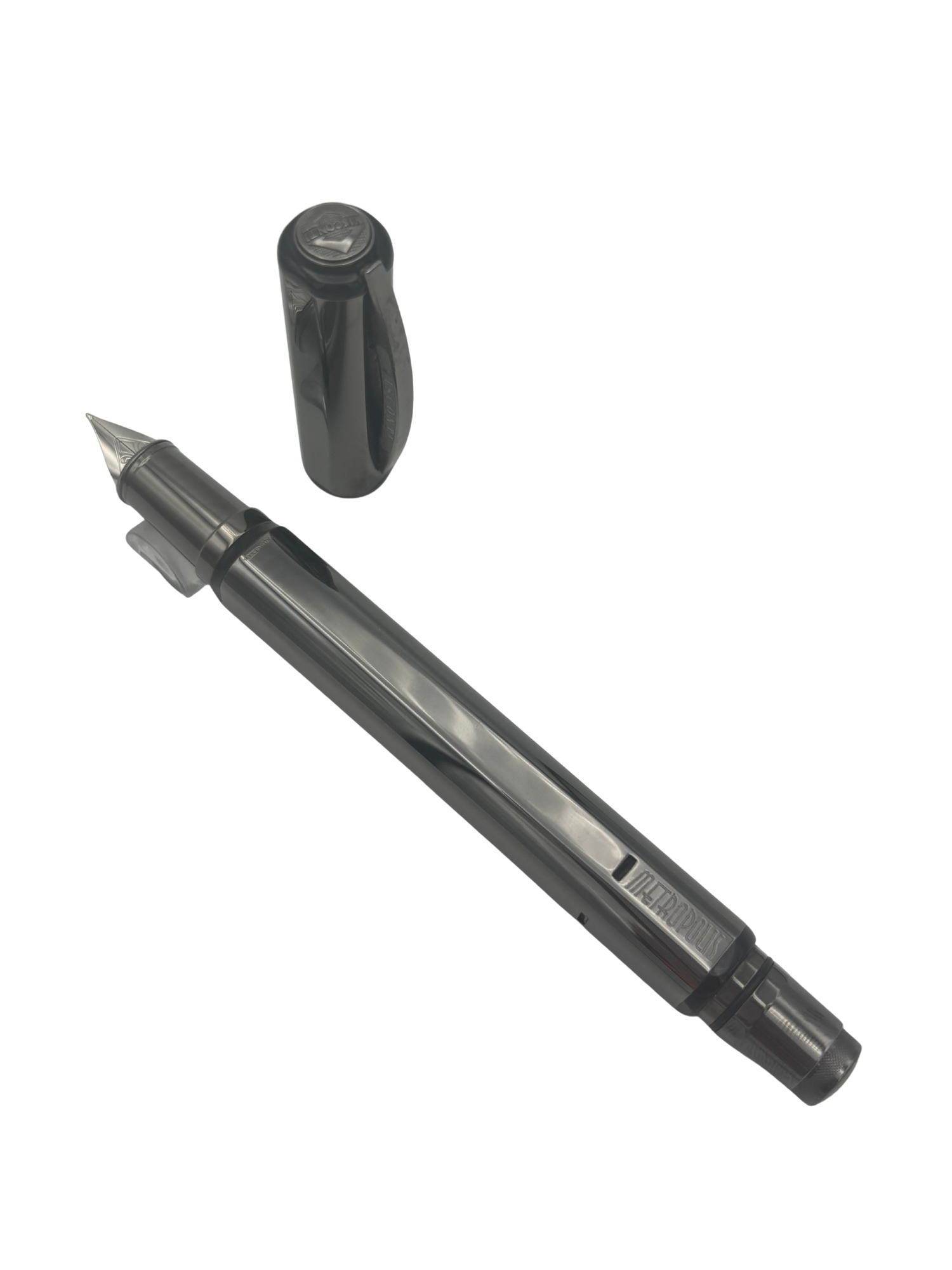 Visconti Metropolis Gunmetal - 14k Medium Nib - Pre-Owned