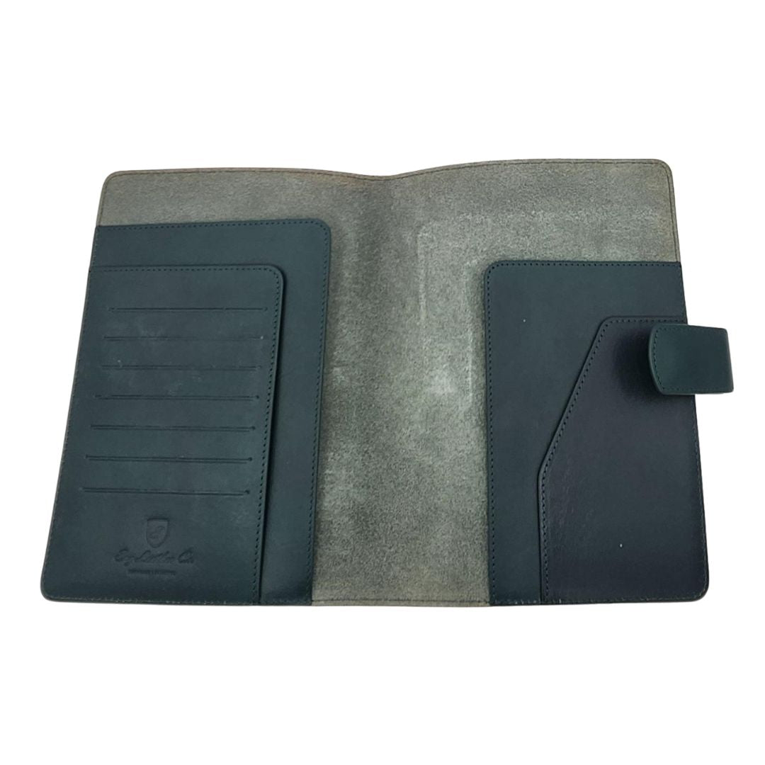Eng Leather Co. A5 Leather Notebook Cover - Northern Green