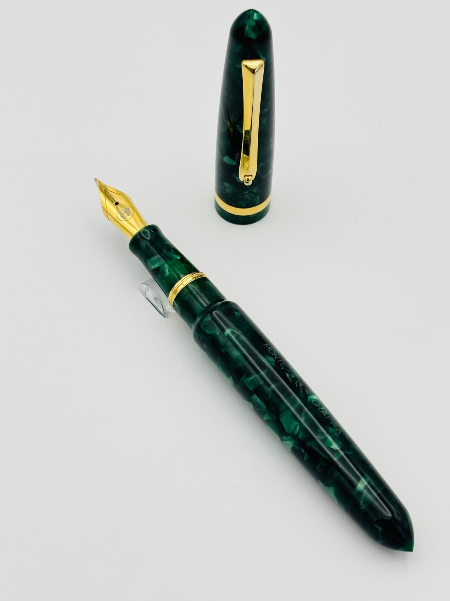 Montegrappa Venetia Conifer - Medium Cursive Italic Steel Nib