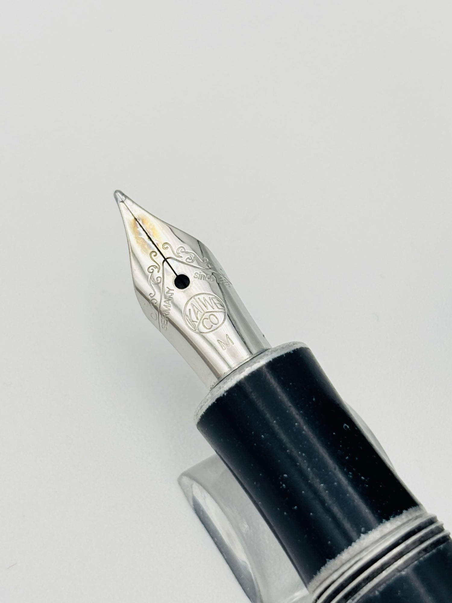 Kaweco Sport AL Stonewashed Black - Medium Steel Nib