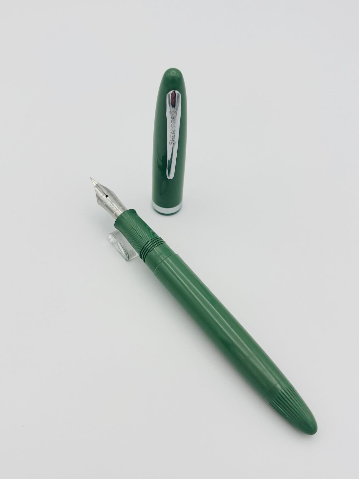 Sheaffer Tip Dip Cadet Green - Soft Fine Nib