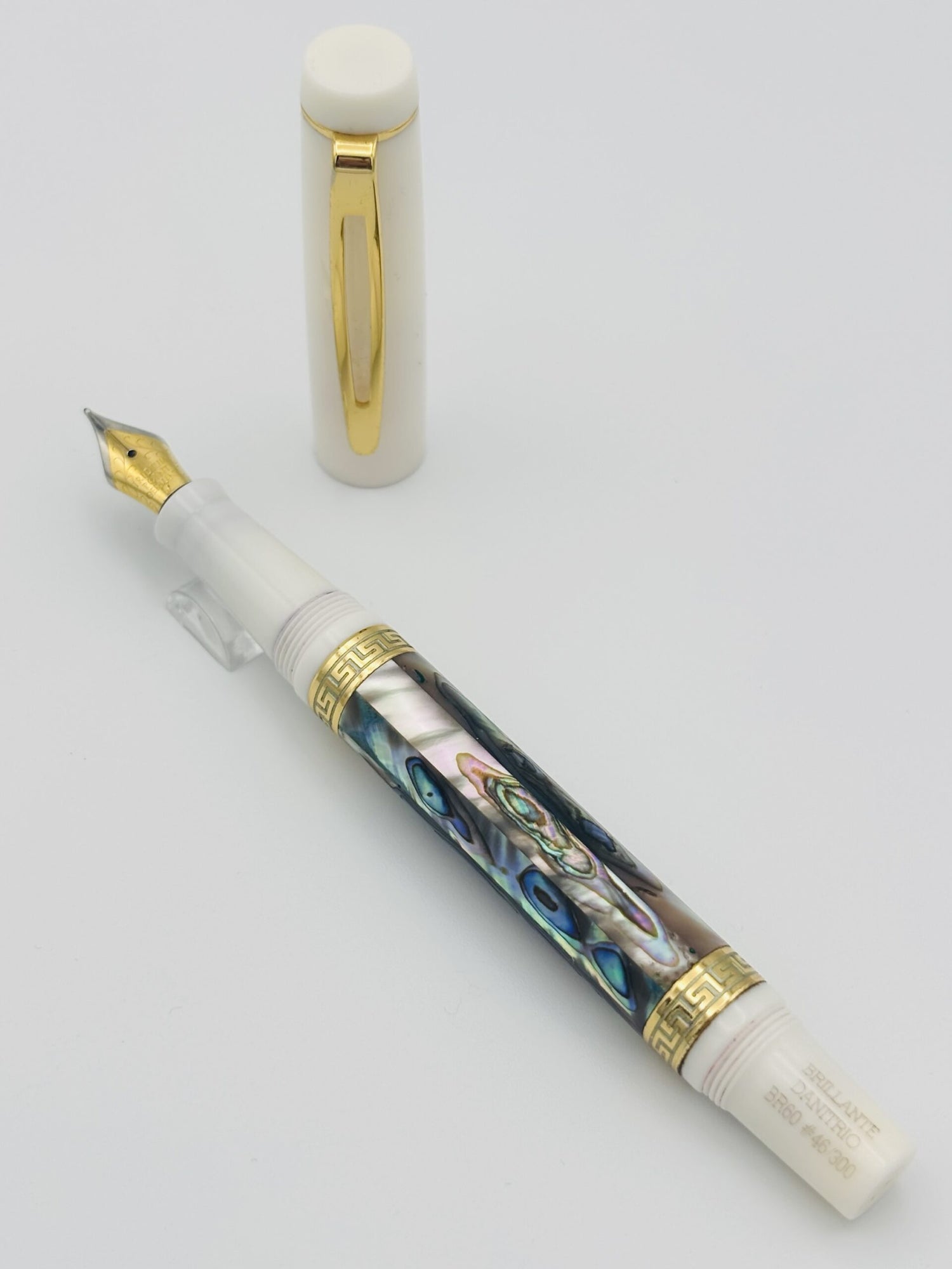 Danitrio Brilliante White LE 46/300 - Medium Steel Nib