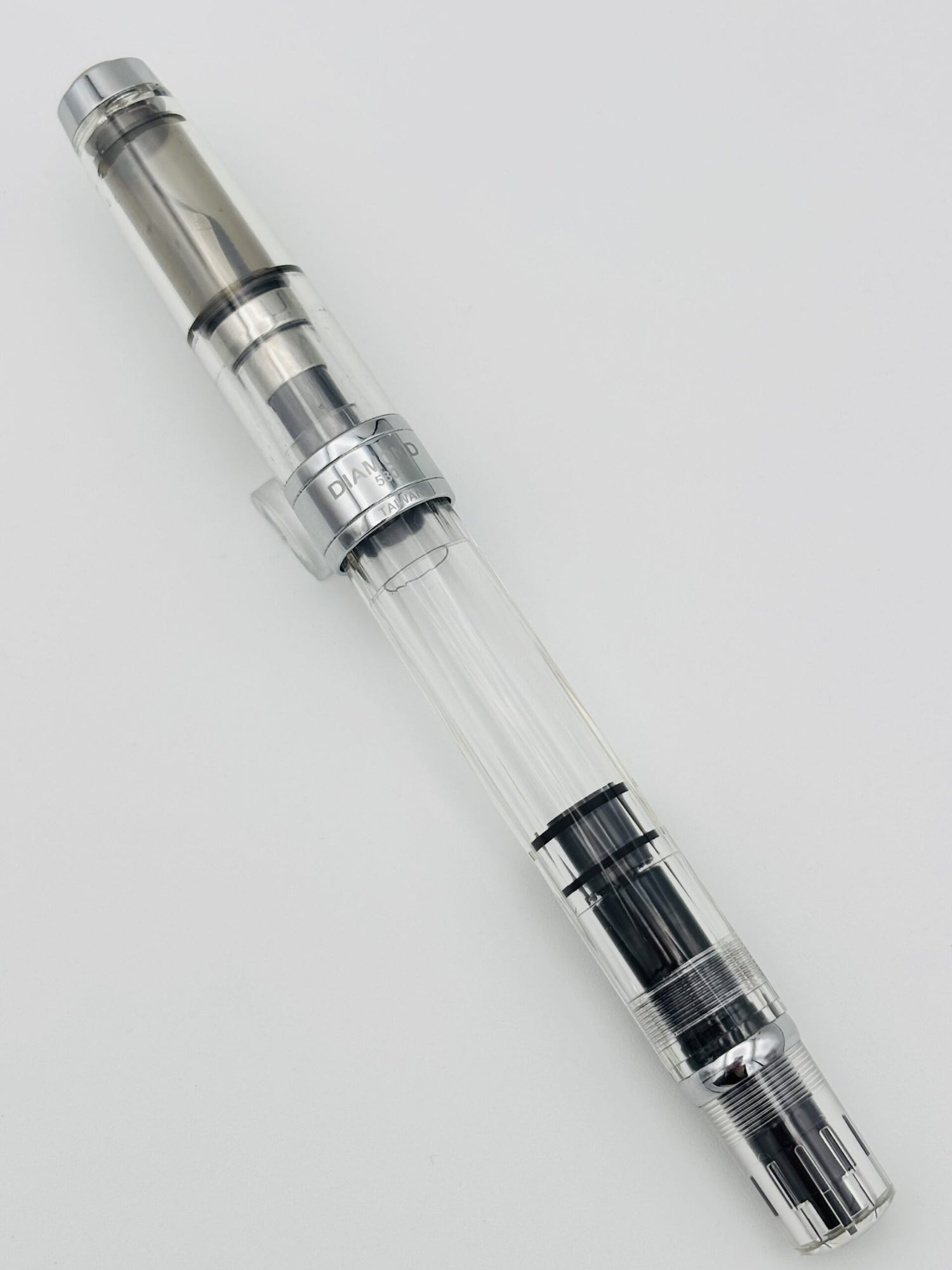 TWSBI 580 Clear - Broad Steel Nib