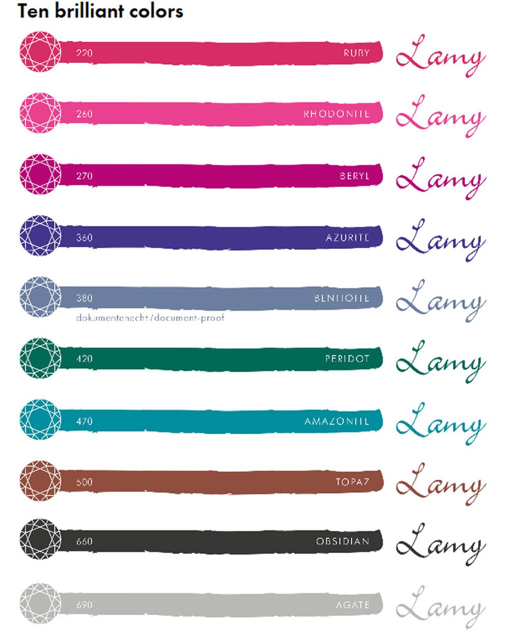 LAMY Crystal Inks - 30ml