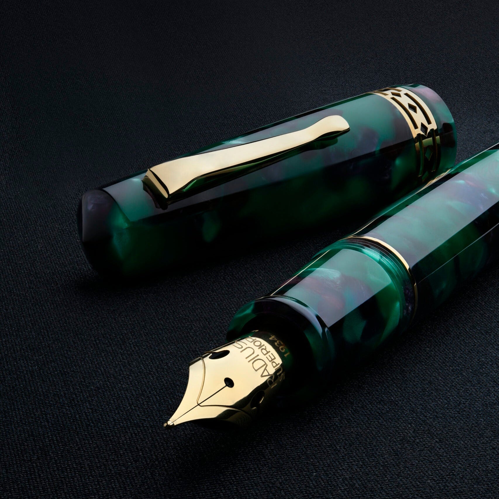 Speed Radium Pens Radius 1934 Settimo Minerale Gold Trim - Pen Realm