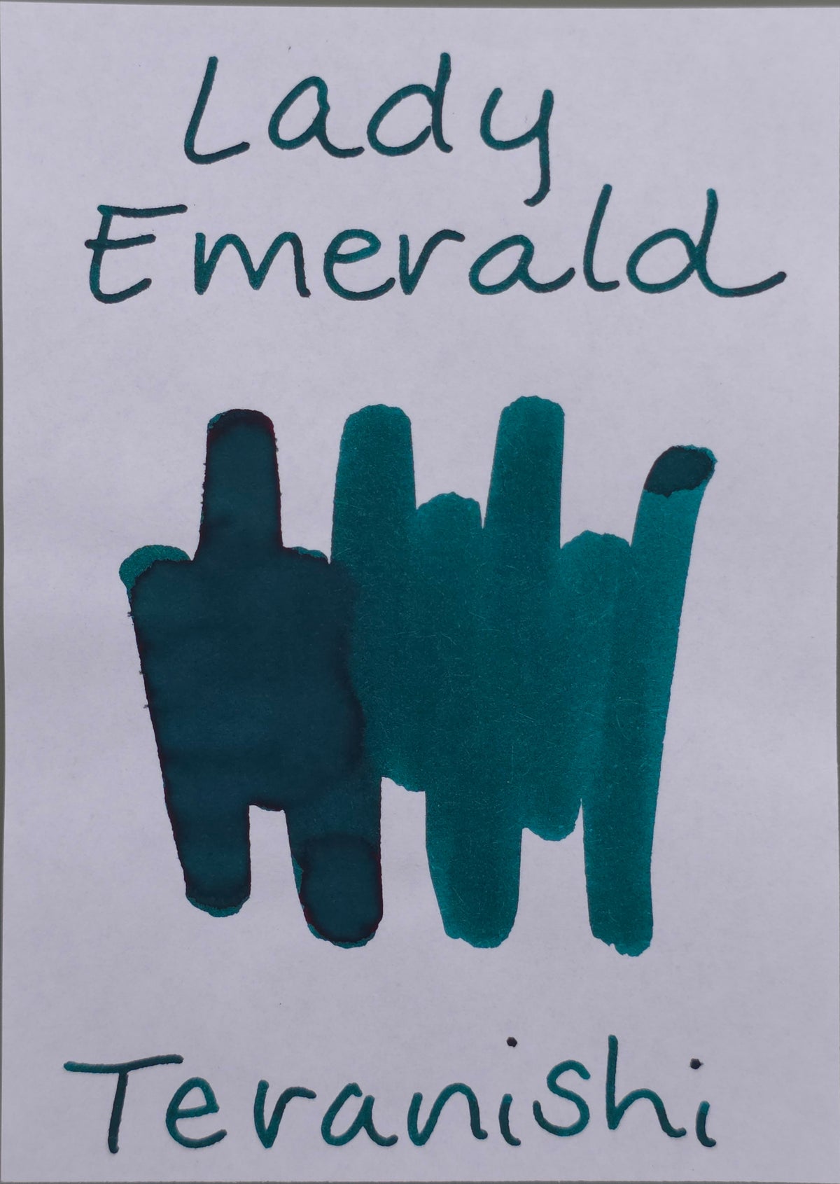 Teranishi Guitar Taisho Romantic Bottle Ink - Lady Emerald