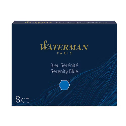 Waterman Fountain Pen ink Cartridges - Long