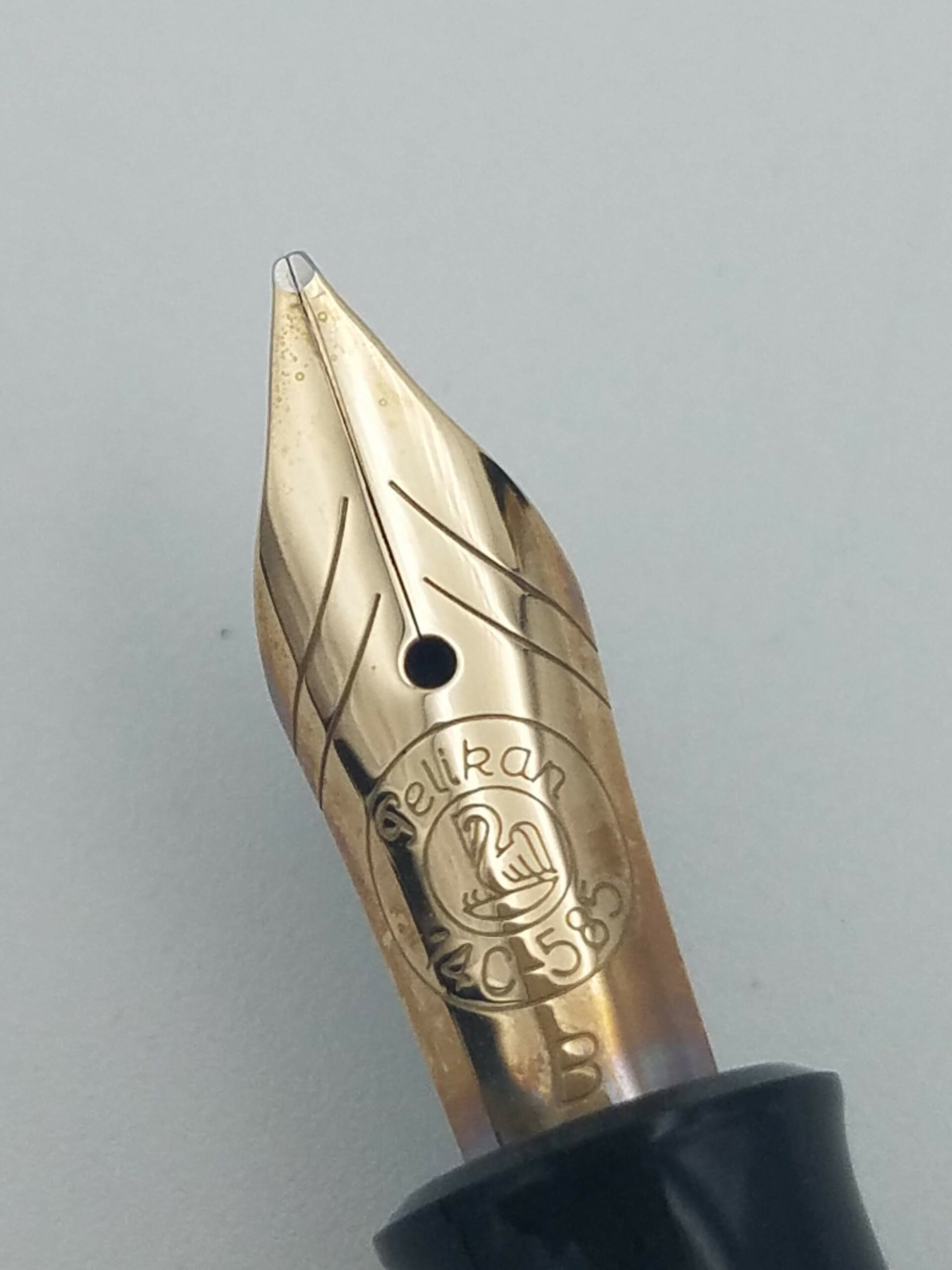 Karas Kustoms Ink Fountain Pen - Brass Metallic w/Steel Trim, C/C, Fine  Bock Nib (Excellent, Works Well) - Peyton Street Pens