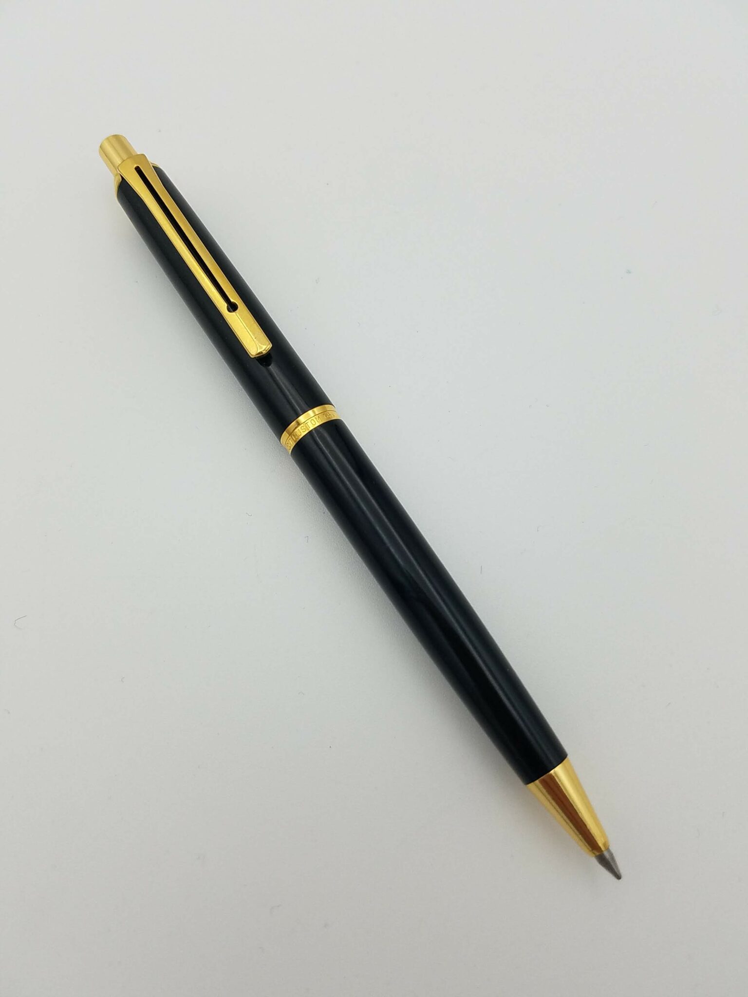 Pilot Custom Grandee Ballpoint Pen Black & Gold - Pen Realm